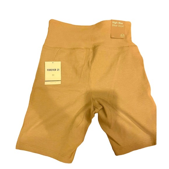 Forever 21‎ Hi-Rise Biker Short Medium Heather Gray - Picture 3 of 4